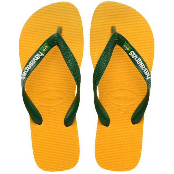 Women's Brazil Logo Flip Flops