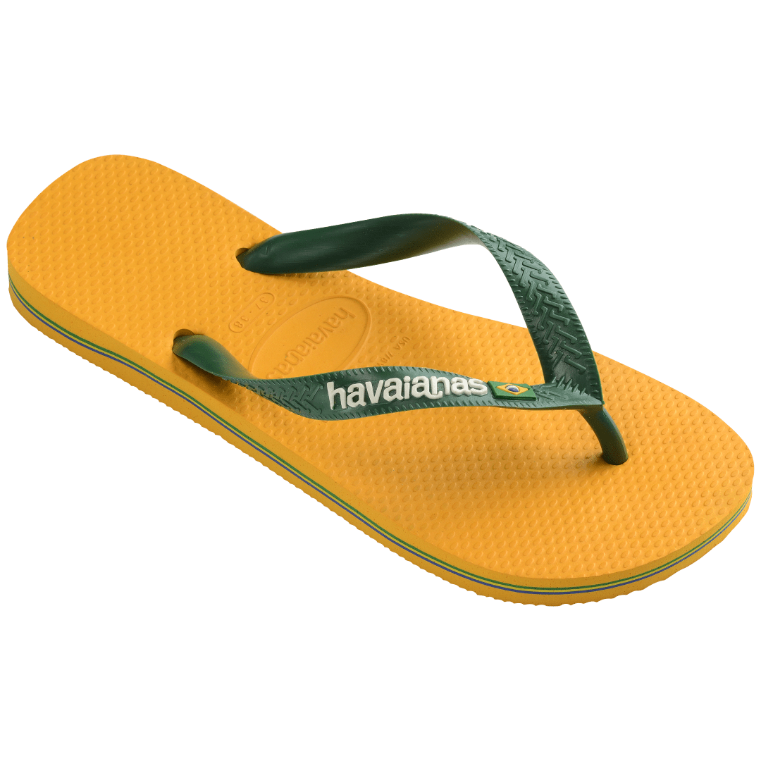 Women's Brazil Logo Flip Flops - Image 3