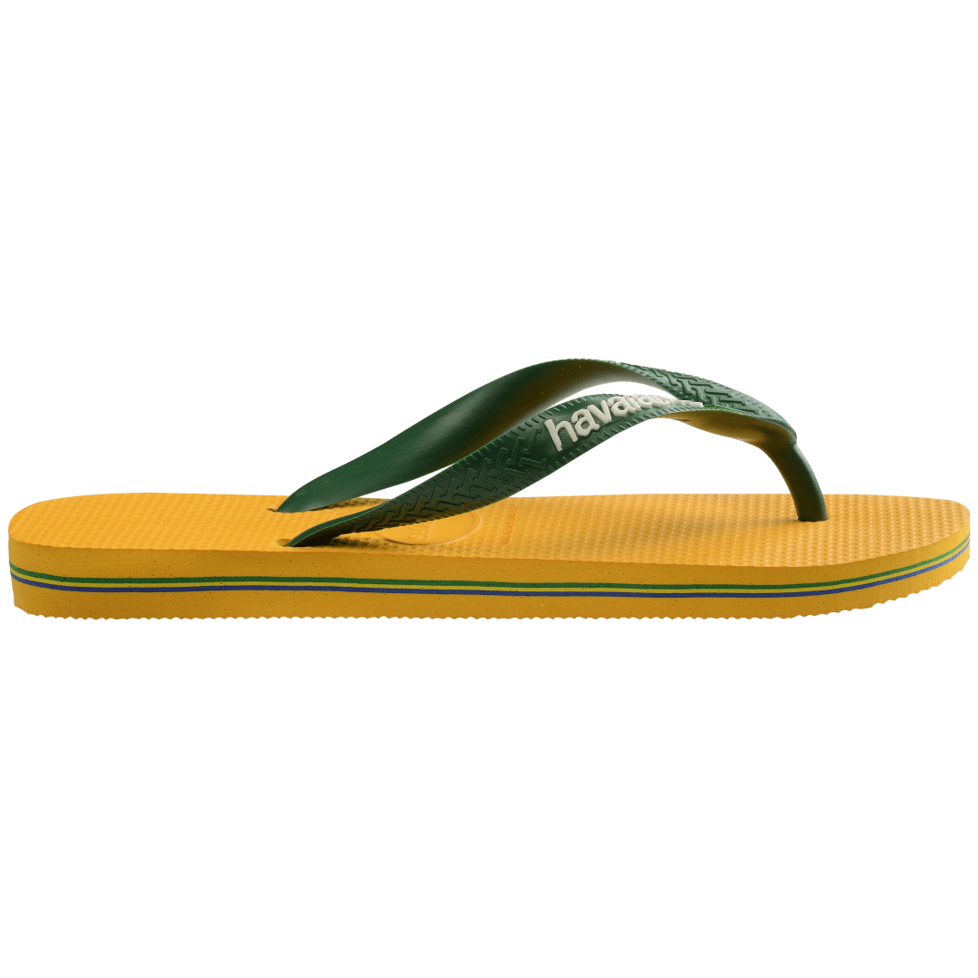 Men's Brazil Logo Flip Flops - Image 6