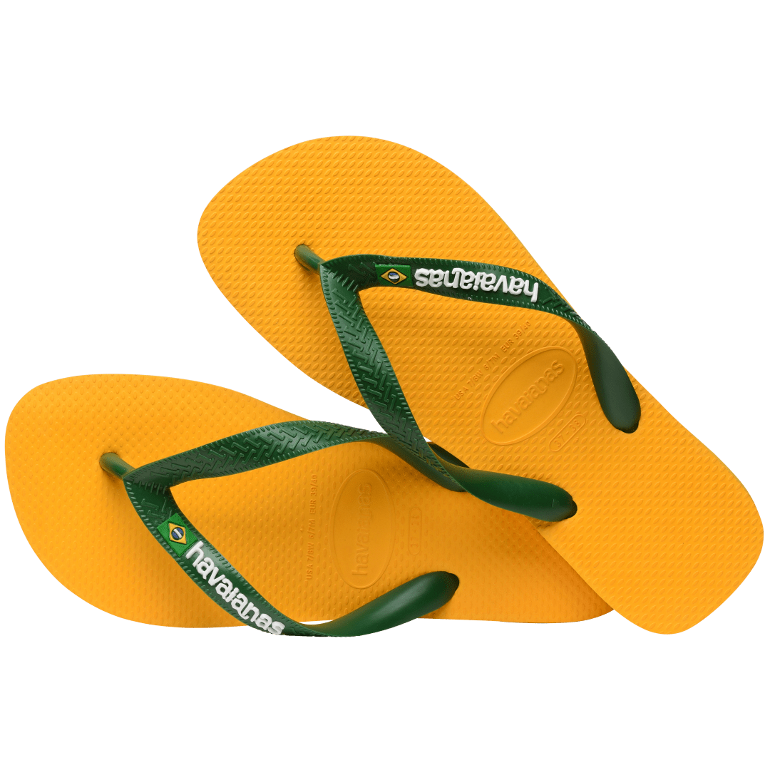 Women's Brazil Logo Flip Flops - Image 5