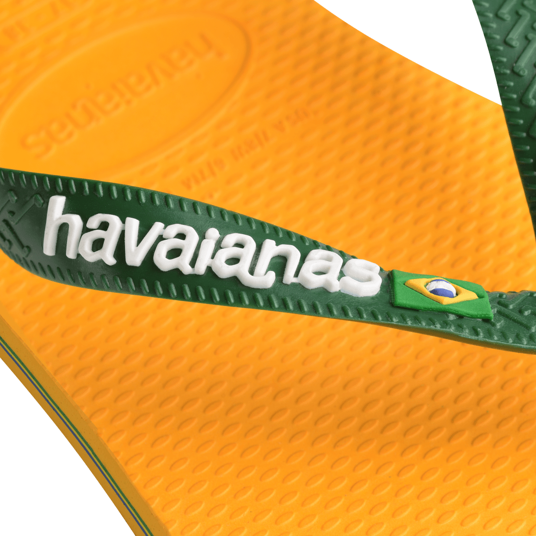 Women's Brazil Logo Flip Flops - Image 2