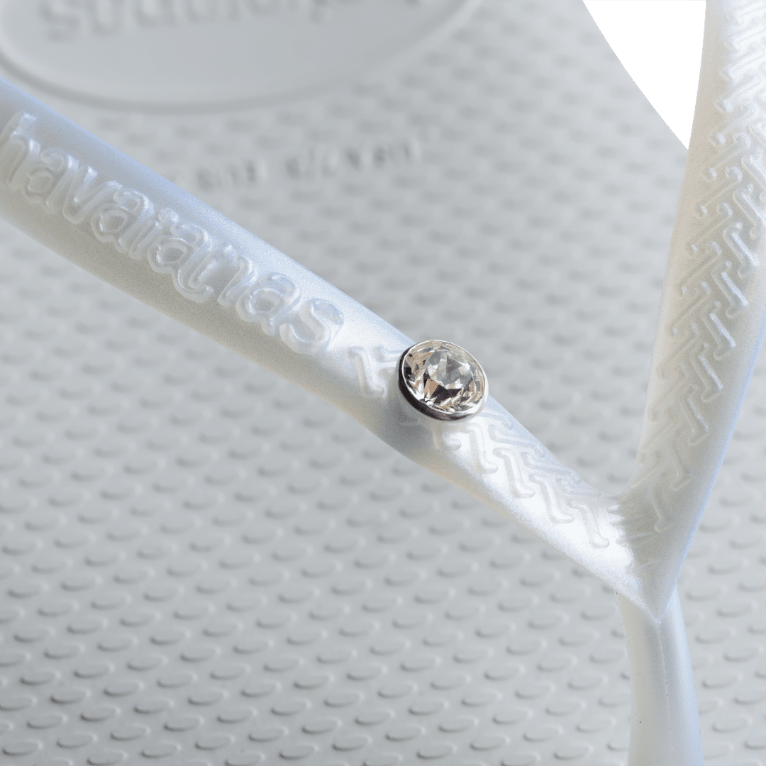 Women's Slim Crystal Flip Flops - Image 6