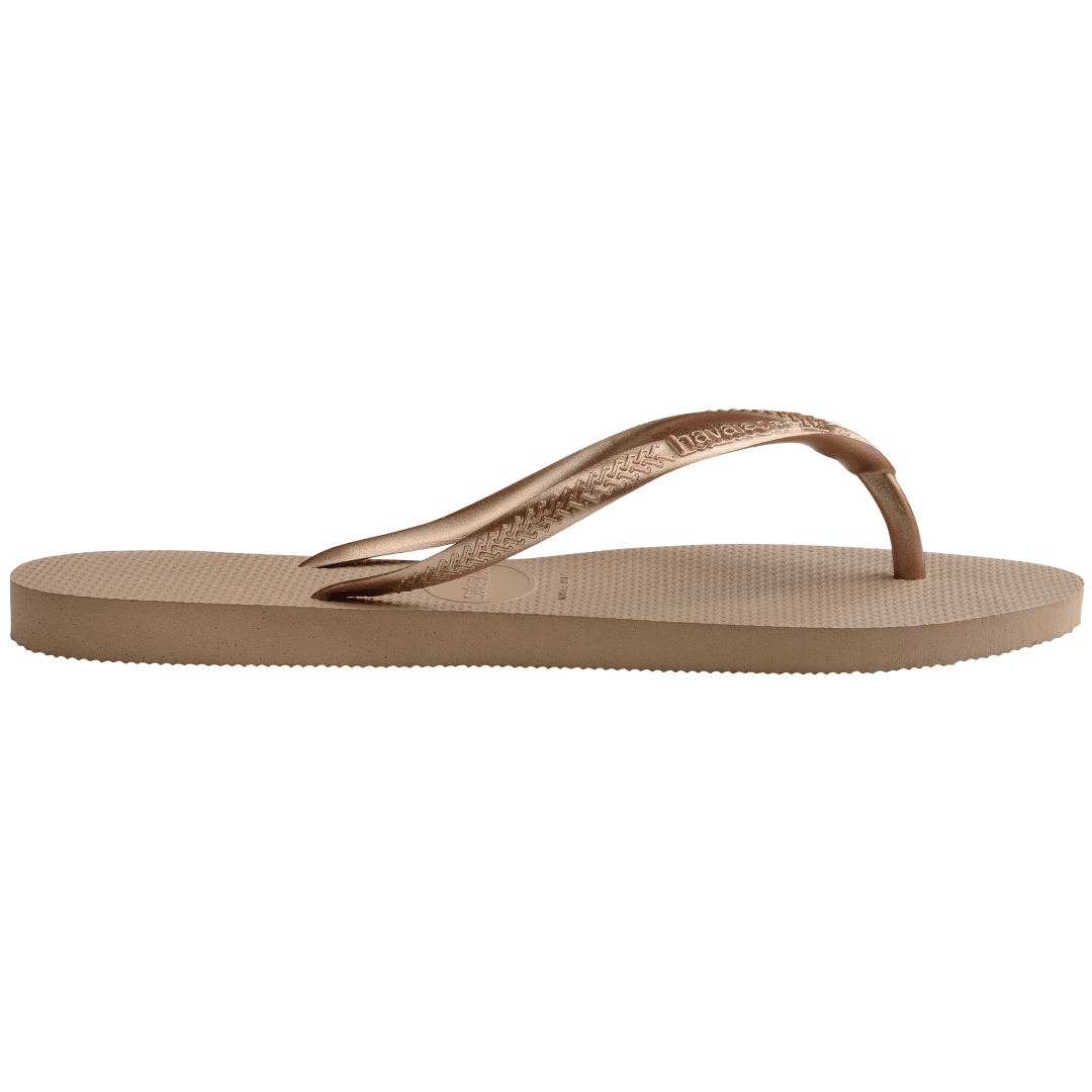 Women's Slim Crystal Flip Flops - Image 3