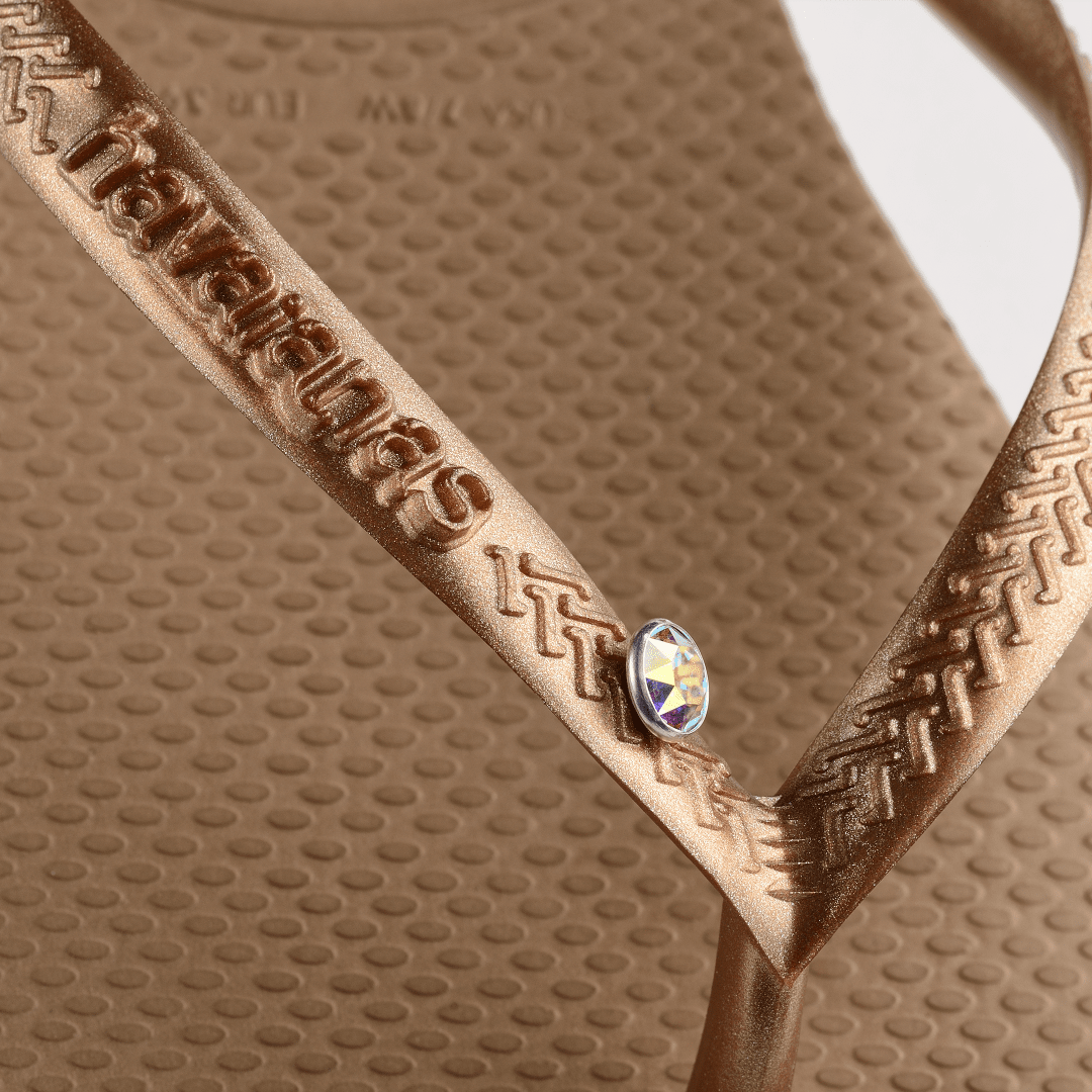 Women's Slim Crystal Flip Flops - Image 5