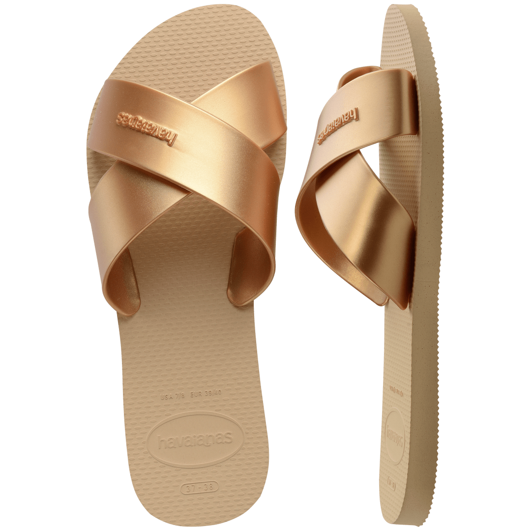 Women's Aqua Metallic Sandals - Image 5