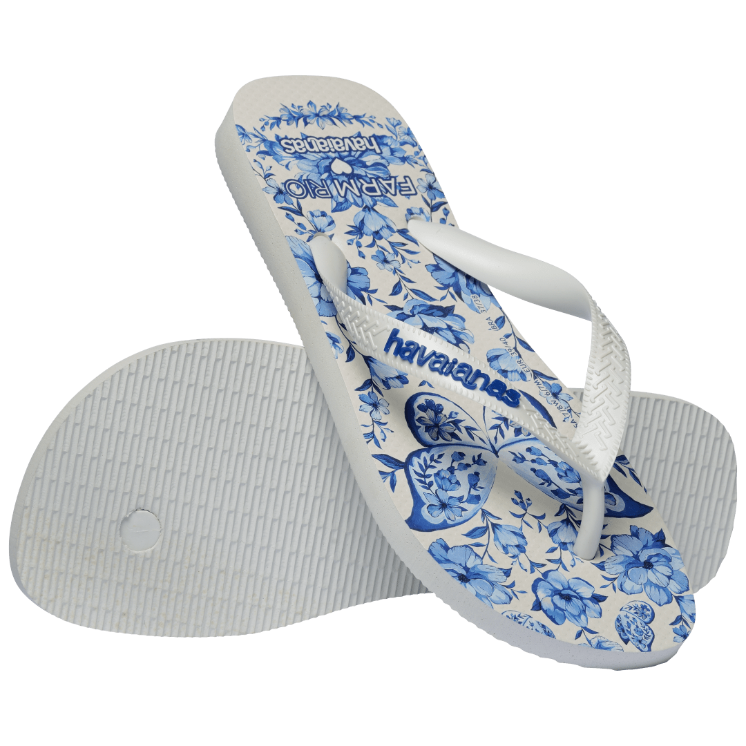 Women's FARM Rio Porcelain Garden Flip Flops - Image 5